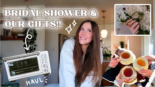 WEDDING VLOG | Bridal Shower & Gifts Haul