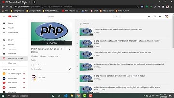 16-PHP  Do while loop php English  tutorial by Hafizuddin Marouf from IT Kabul
