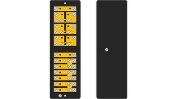 Фигура визио stencil  Коробка испытательная переходная КИП С IP20 КЭАЗ