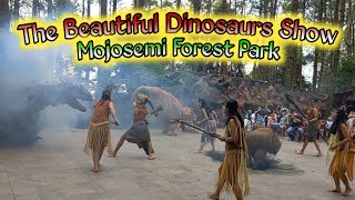 The beautiful dinosaurs show mojosemi forest park || heppy new year 2022