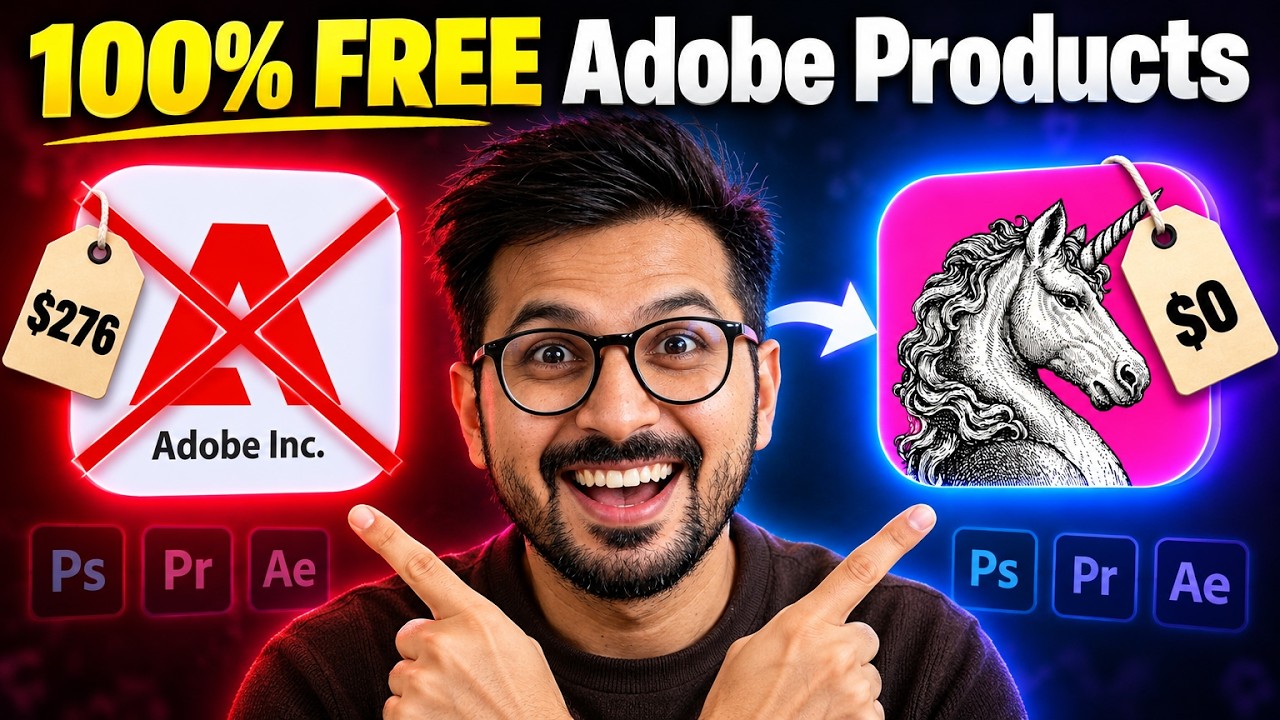 100% Free Adobe Alternative: I Tested AI-Built VibeCoded Photoshop, Premier Pro, after effects etc