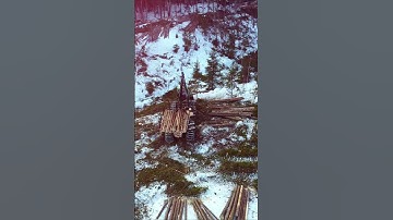 Logging from Above: John Deere 1910G in Action