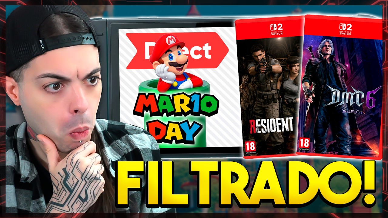 👀 ¿DIRECT sorpresa por el Mario Day? Capcom prepara BOMBAZOS para Switch 2!