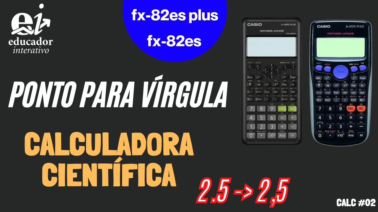 calculadora cientifica ponto e virgula