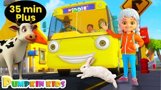 Wheels On The Bus + Old Macdonald \u0026 More Nursery Rhymes \u0026 Kids Songs