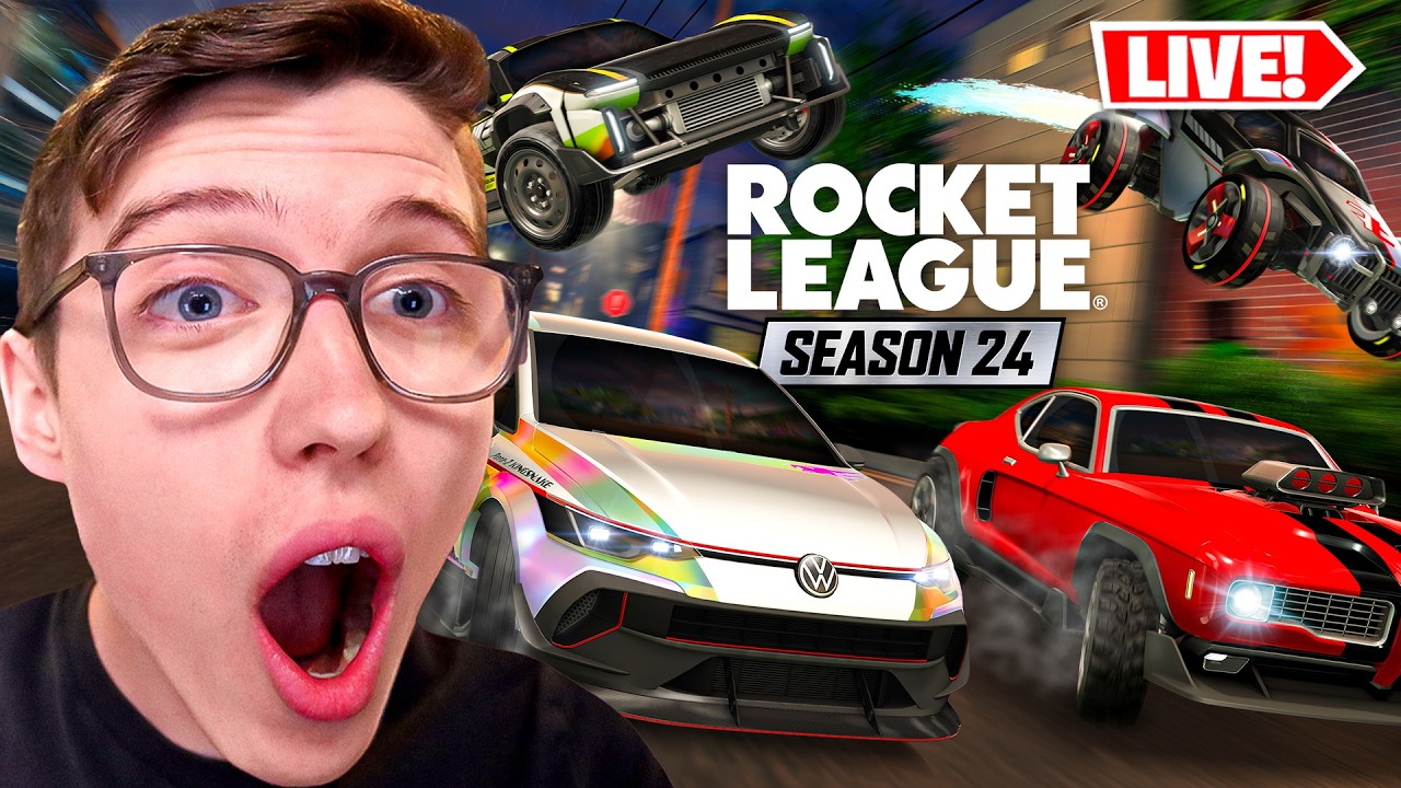 🔴LIVE - PLAYING RANKED IN THE NEW ROCKET LEAGUE SEASON!