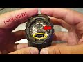 How to sync Casio 5146 5425 (Gshock analog hands and digital display not matching)