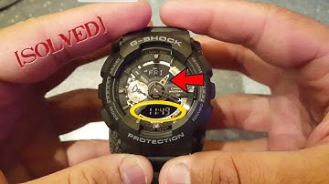 How to sync Casio 5146 5425 (Gshock analog hands and digital display not matching)
