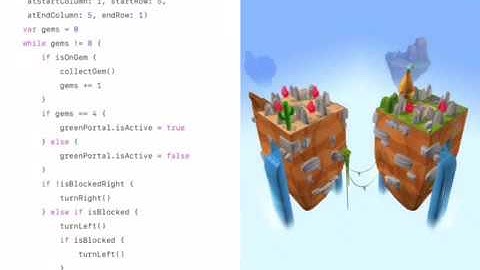 Swift Playgrounds: Making Your Own Portals: Code Solution and Run