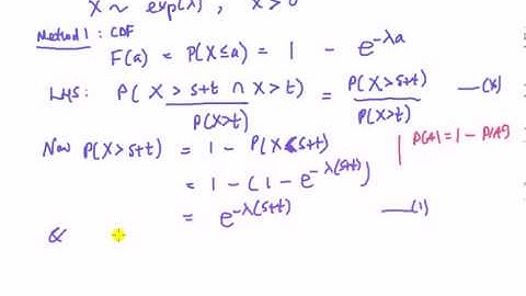 Memoryless property | part 4 |exponential distribution