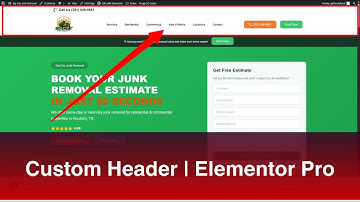 🔥 Create a Custom Header in Elementor Pro (Step-by-Step Tutorial for Beginners!)