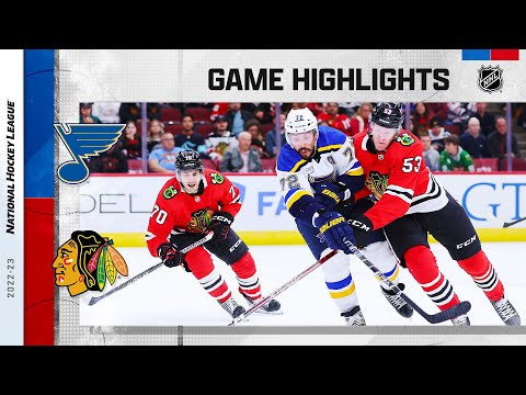 Blues @ blackhawks 9/27 | nhl highlights 2022