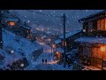 🌨️ Cozy 80s 90s Snow | Lofi Hip Hop for Study &amp; Relax | The Japanese Town