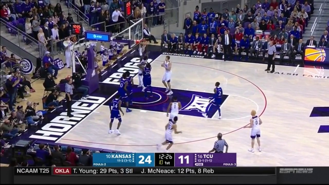TCU Basketball Ball Screen Ghost Screen YouTube