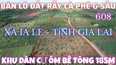 BÁN LÔ ĐẤT RẪY CÀ PHÊ & SẦU RIÊNG DT 1,2HA NHÀ CỬA ĐIỆN NƯỚC ĐẦY ĐỦ ÔM BÊ TÔNG 185M, LH:0777.68.1368