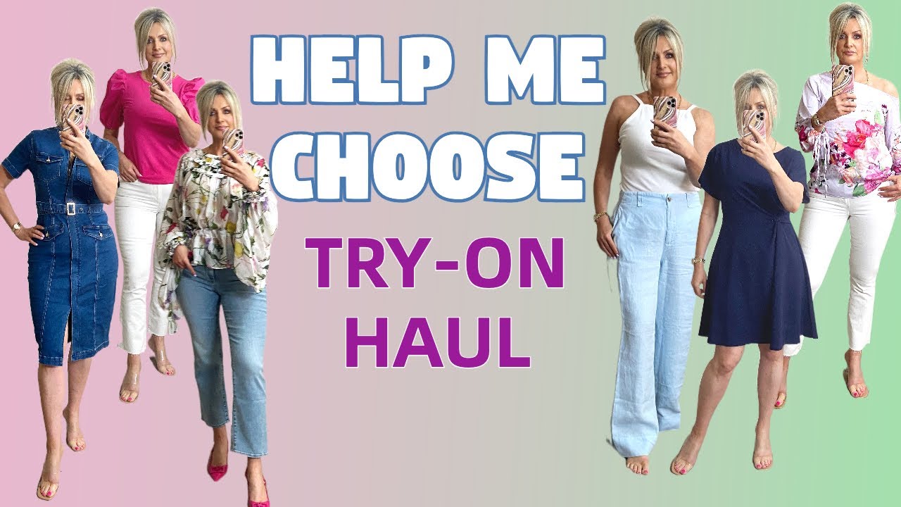 Spring Try On Haul, Help Me Choose What To Keep - YouTube