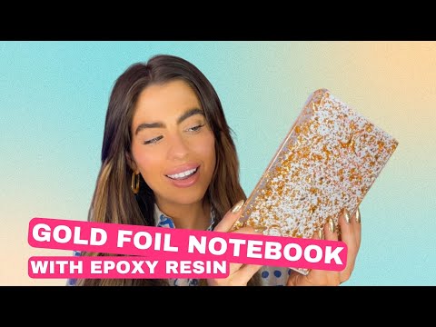Make a Custom Hardcover Notebook with Epoxy Resin
