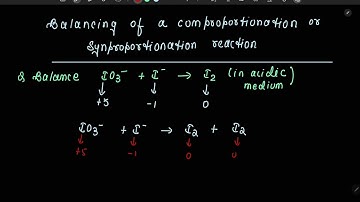 Learn how to balance a comproportionation reaction # Redox reaction