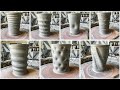 Altering pottery  7 different ways on the wheel