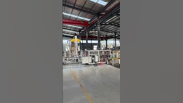 Fully automatic packing line, case erector, case sealer, pallet wrapping machine, pallet dispenser