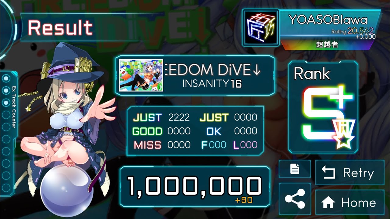 ▶SayaLost◀ 【TAKUMI³】FREEDOM DiVE↓ INSANITY16 理論値