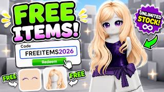 How to Get FREE Roblox Hair + Items with Codes! 💜✨ (NO ROBUX)