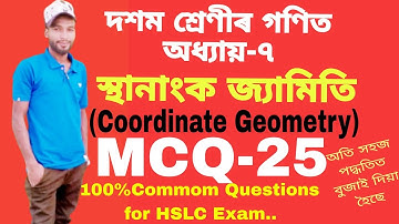 Class-X ( G.Maths) Lesson-7/দশম শ্ৰেণীৰ গণিত অধ্যায়-৭/MCQ/mcq/class-10/HSLC Exam../ important Q..