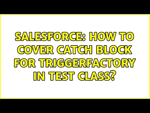 Salesforce: How to cover Catch block for triggerfactory in Test class?