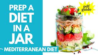 Mediterranean Diet Salad-In-A-Jar Easy Mediterranean Diet Recipes Pdf