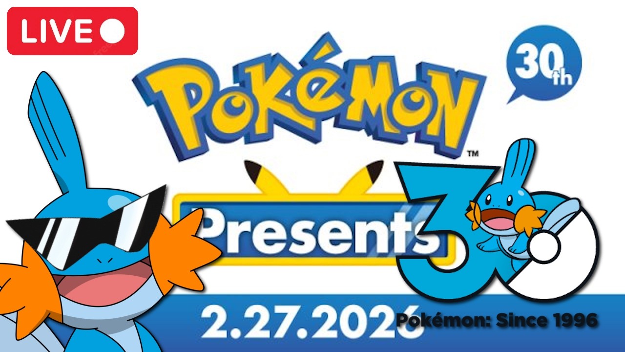 (LIVE REACTION) Pokemon Presents News 02.27.2026! Pokemon's 30th Anniversary!