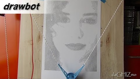 DRAWBOT Tori Amos Timelapse