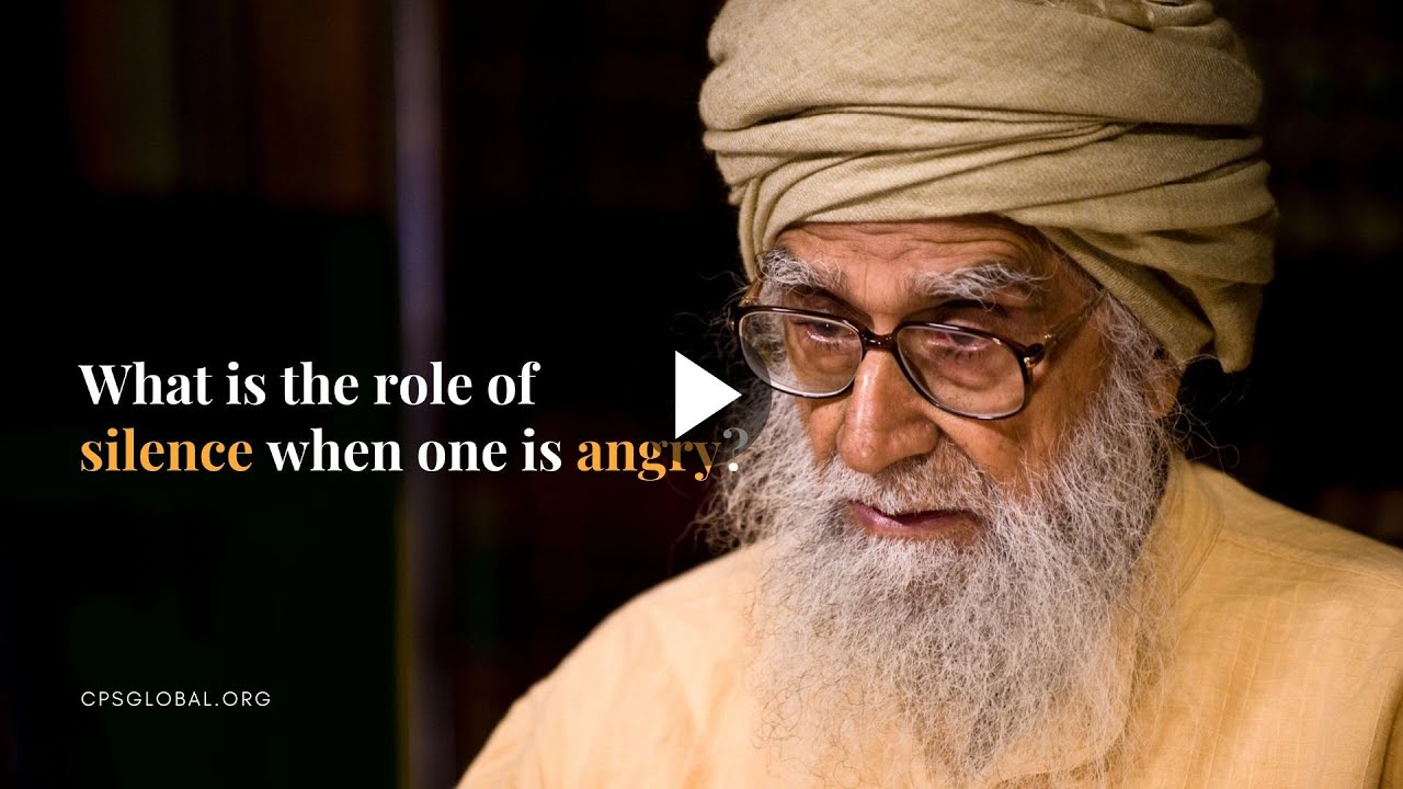 What is the role of silence when one is angry? | 23 Nov. 2014 - Maulana Wahiduddin Khan