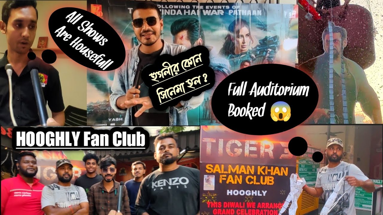 TIGER 3 Craze 🔥 Fans Booked Full Auditorium In Hooghly Udayan Cinema | TIGER 3 Fans Excitement