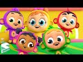 Beş küçük maymun çocuklar için sayma sayıları şarkısı