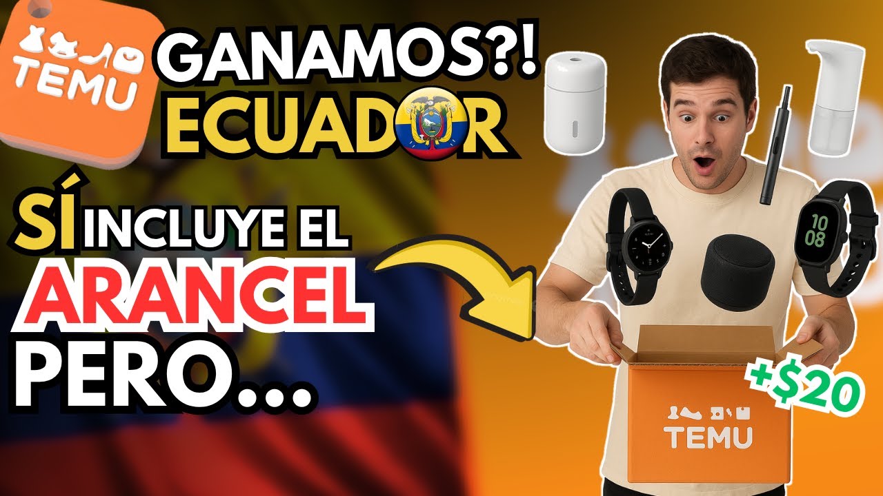 TEMU sin ARANCEL de 20 dólares a Ecuador 2025 🇪🇨  En todos los pedidos? 