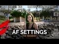 BEST Autofocus Settings for Boudoir