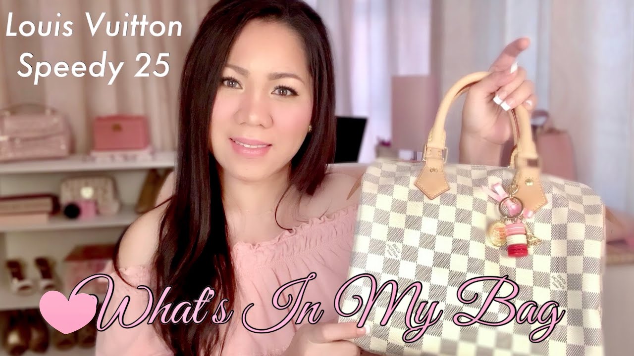 Review + WIMB: Louis Vuitton Speedy 25 Damier Azur 