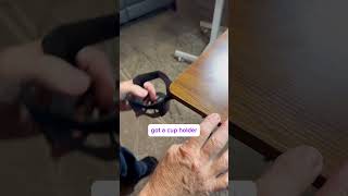 Electric bedside table put together Great for sick people bedridden broken leg work from home in bed
