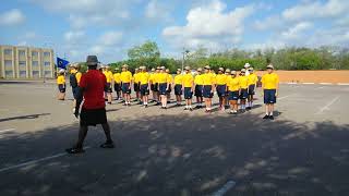Basic Leadership Training @ Kingsville (Graduation Assistant) Marching of the Area 10 Drill Card