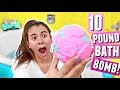 10 POUND LUSH VALENTINES BATH BOMB!! Lush's largest bath bomb tested.