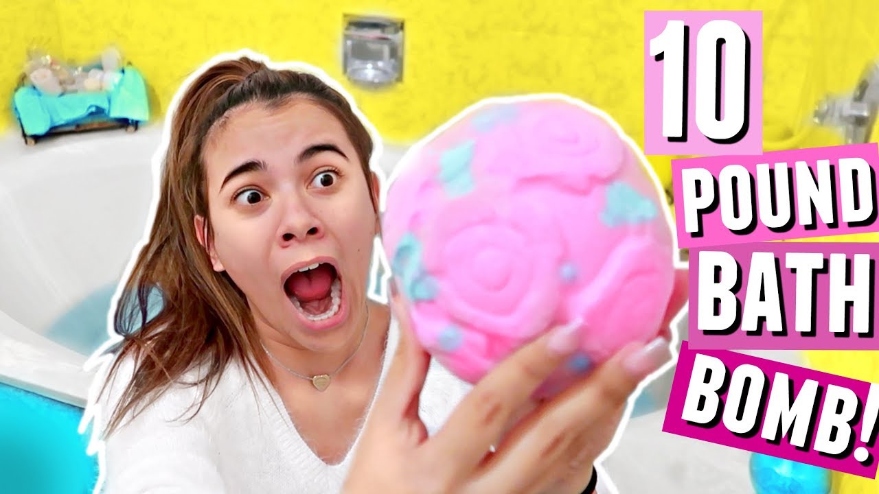 10 POUND LUSH VALENTINES BATH BOMB!! Lush's largest bath bomb tested. YouTube
