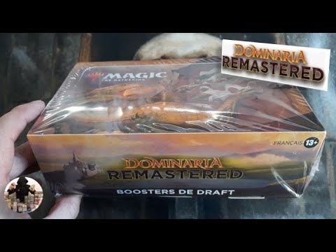 Dominaria Remastered : ouverture d'une boîte de 36 boosters de Draft, cartes Magic The Gathering