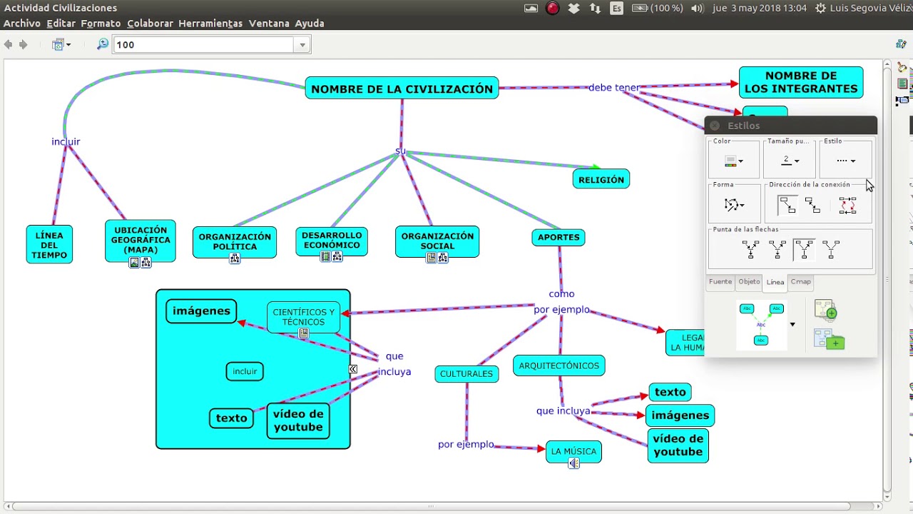 C Mo Editar Nuestro Mapa Conceptual En Cmaptools Youtube