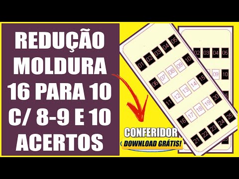 Estratégia Lotofácil Moldura e Miolo jogando com as 25 dezenas em apenas 16 jogos - PLANILHA GRÁTIS!