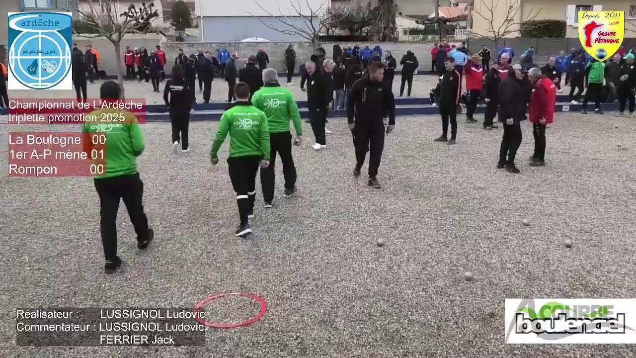 Miniature de la vidéo : Championnat de L'Ardèche triplette promotion
