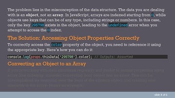 How to Access Object Properties in a JavaScript Array: A Guide for Developers