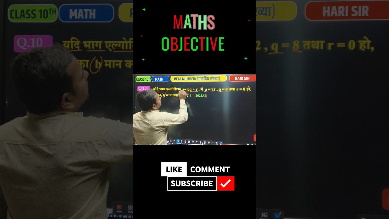 Class 10 Maths | Real Numbers MCQ  