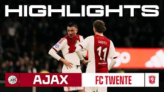 Highlights Ajax - FC Twente | Vriendenloterij Eredivisie