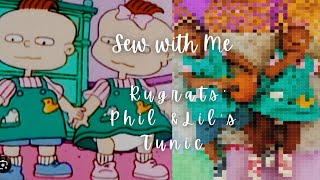 Rugrats' Phil & Lil's Tunic for One Year Old Babies | Pattern Making & Sewing