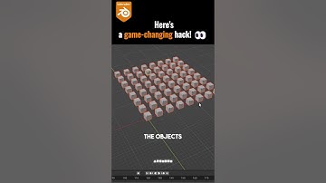 Blender 3D Hack: Instantly Randomize Objects Like a Pro! 🎲